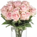 Buque de rosa cor de rosa com 20 hastes de 60 cm - condessa