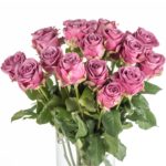 Buque de rosa lilas com 20 hastes de 60 cm - coolwater