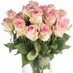 Buque de rosa cor de rosa com 20 hastes de 60 cm - sovereign